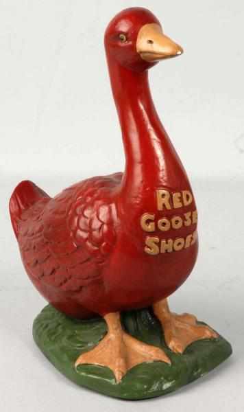 Appraisal: Composition Red Goose Advertising Figure Description Circa s Condition Excellent