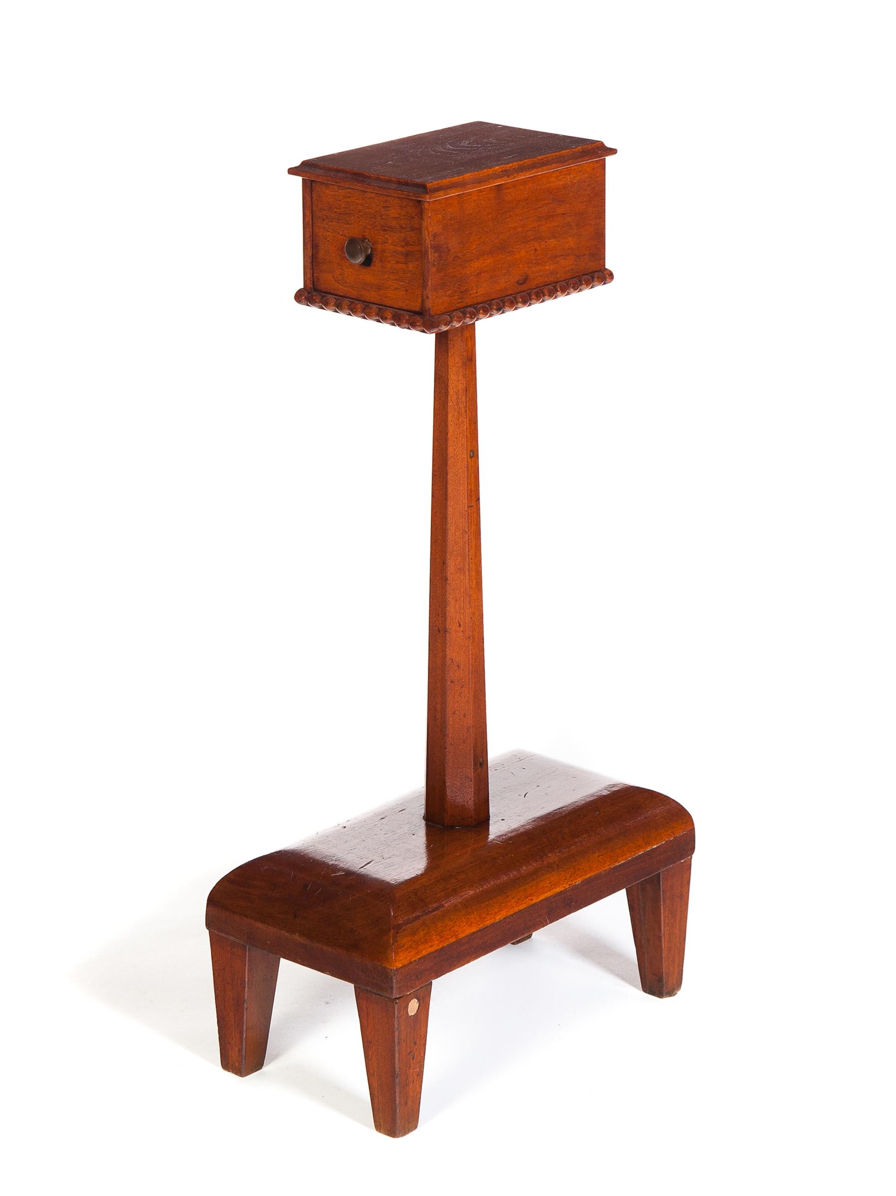 Appraisal: LETTER STAND WITH SINGLE DRAWER American nd half- th century