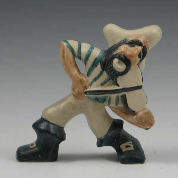 Appraisal: Shearwater Pirate Fiddler unmarked areas where glaze appears to have