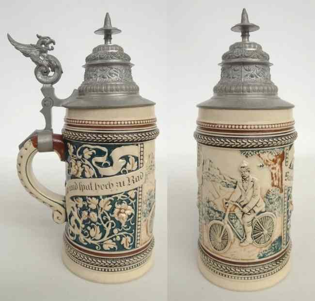 Appraisal: German stein with safety L