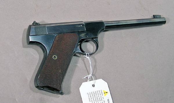 Appraisal: A Colt Woodsman Target Model semi-automatic pistol Serial no for