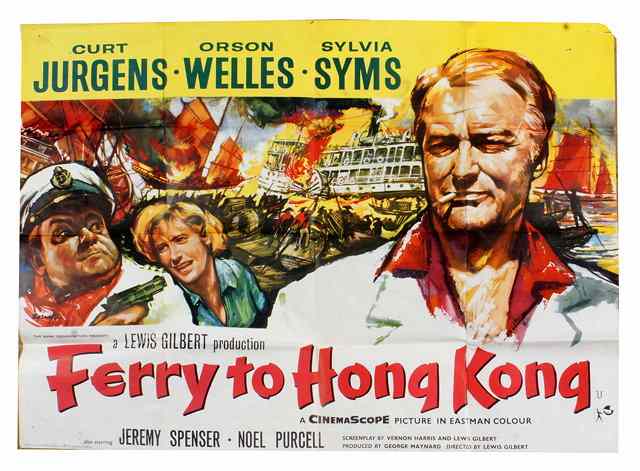 Appraisal: FERRY TO HONG KONG Rank action starring Orson Welles British