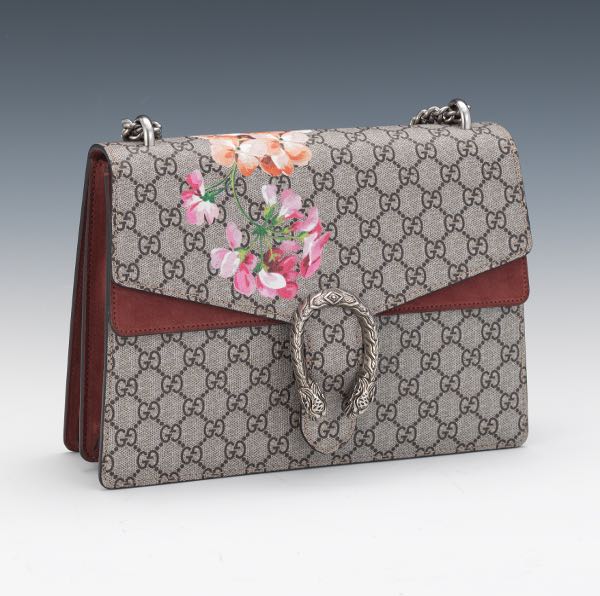 Appraisal: GUCCI DIONYSUS GG BLOOMS SHOULDER BAG x x Canvas bag