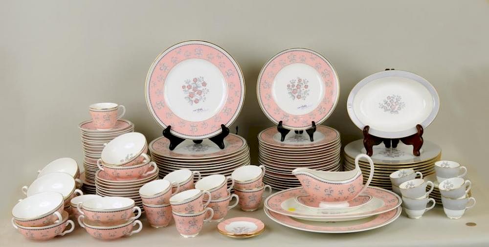 Appraisal: Wedgwood Partial Dinner Service Pimpernel Pattern Wedgwood partial dinner service