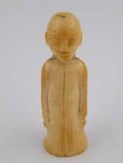 Appraisal: An ivory figure of a colonial priest ht cm African