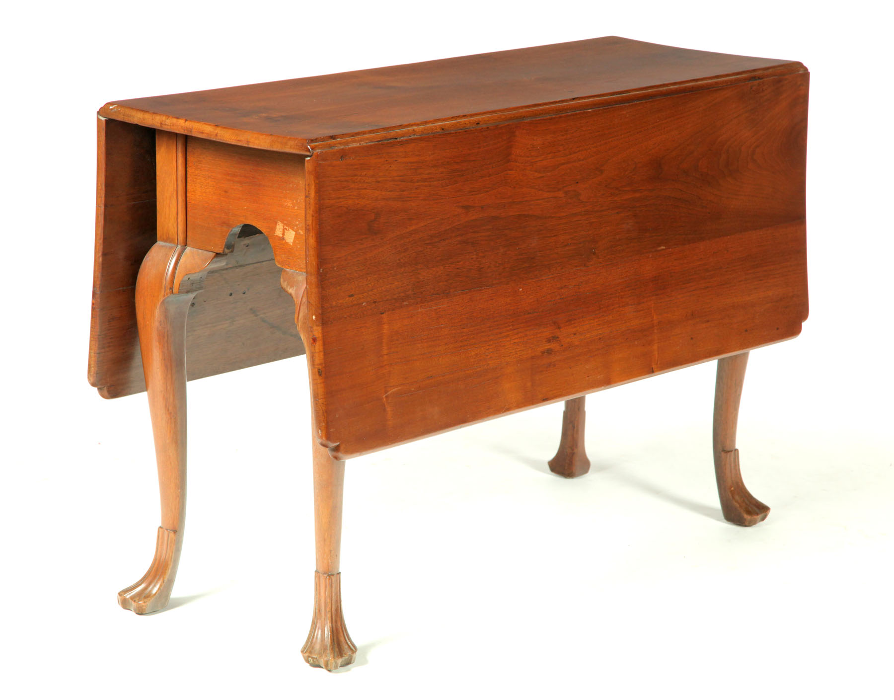 Appraisal: QUEEN ANNE DROP LEAF TABLE Delaware River Valley - walnut