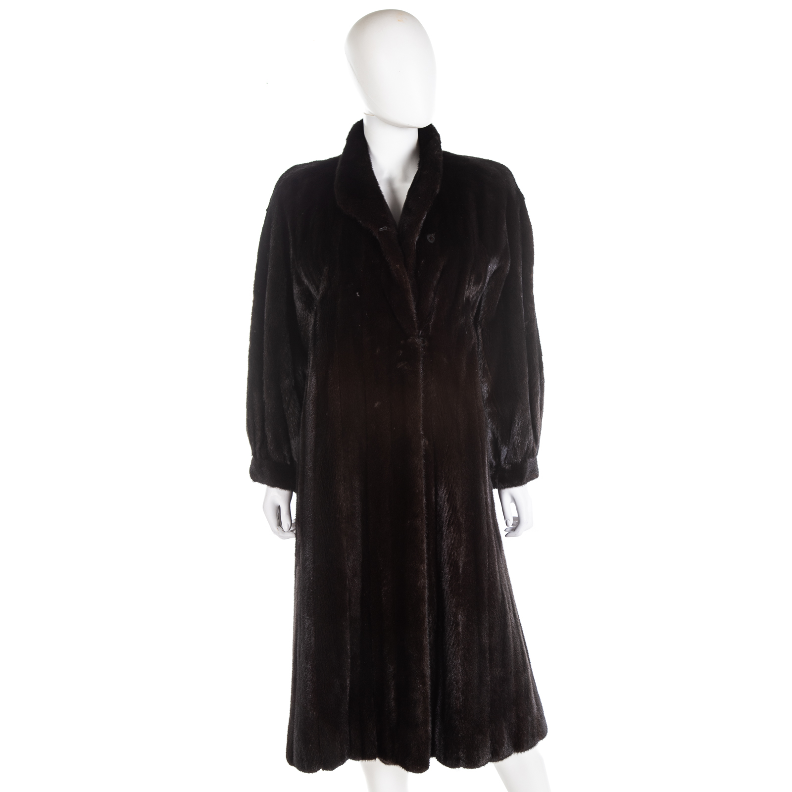 Appraisal: SAKS JANDEL FULL-LENGTH BLACK MINK COAT