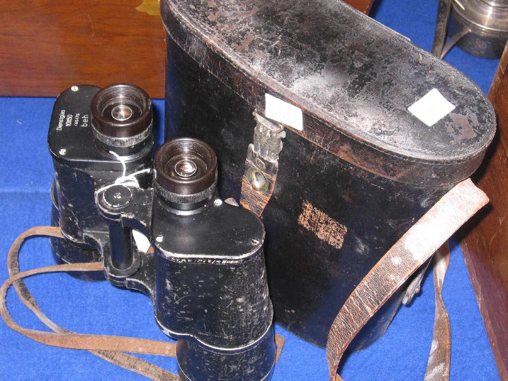 Appraisal: Pair of German x binoculars in case