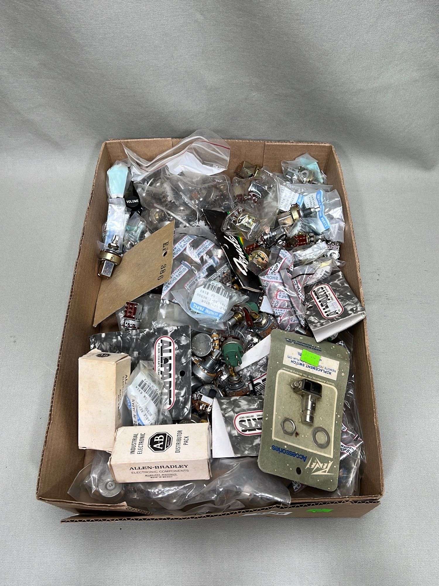 Appraisal: Lot of guitar pots electronics etcLot of guitar pots electronics