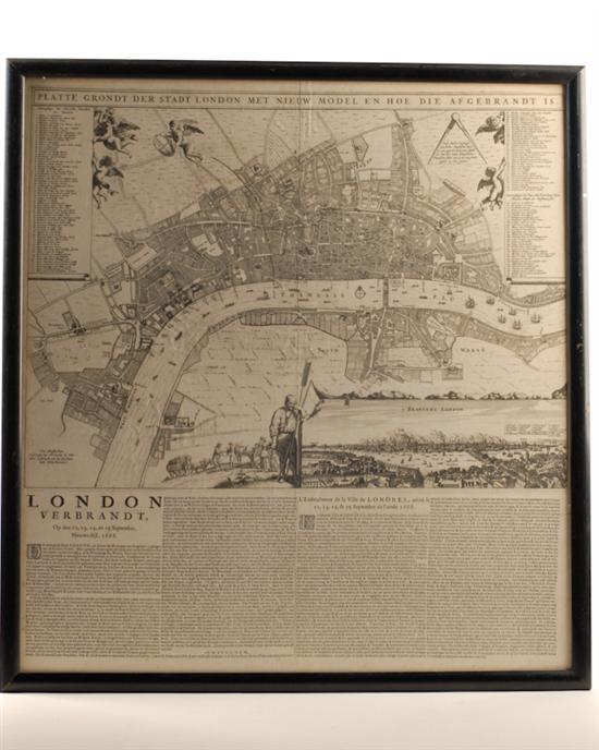 Appraisal: A Very Early City Plan Map of London Probably th