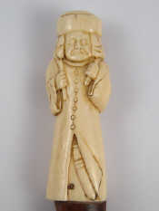 Appraisal: A rare th century Oriental ivory figure of a tall