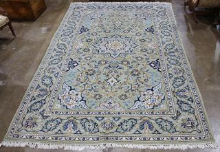 Appraisal: Persian Kashan carpet Persian Kashan carpet ' x '