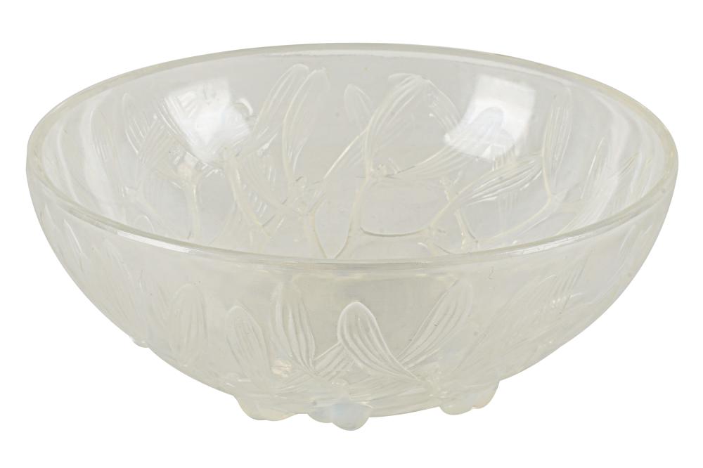 Appraisal: RENE LALIQUE GUI MOLDED GLASS BOWLmarked R Lalique in block