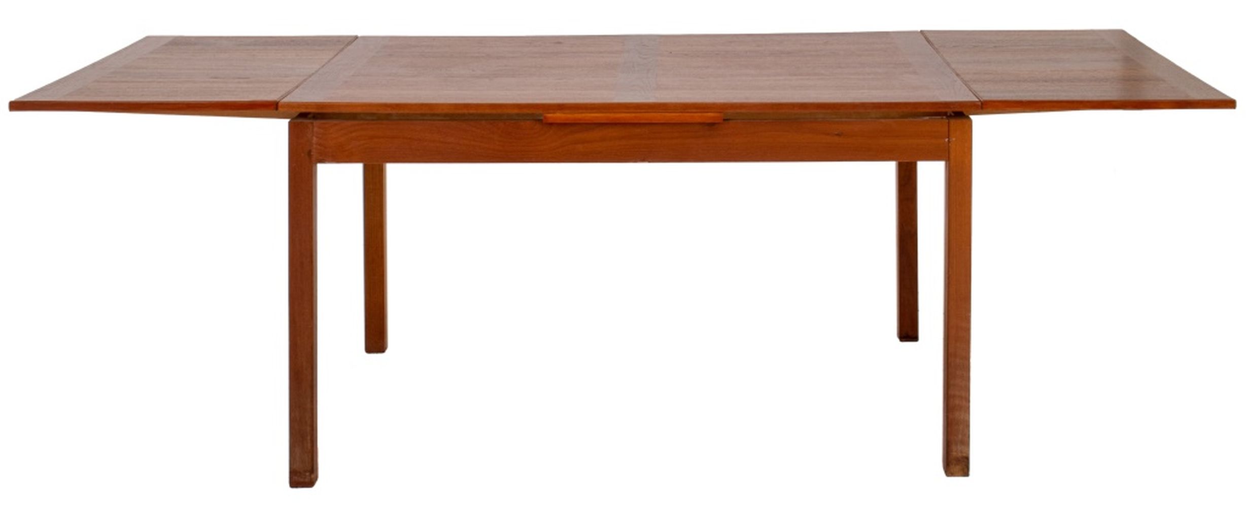 Appraisal: SCANDINAVIAN BLOND OAK EXTENDING DINING TABLE Scandinavian blond oak expanding