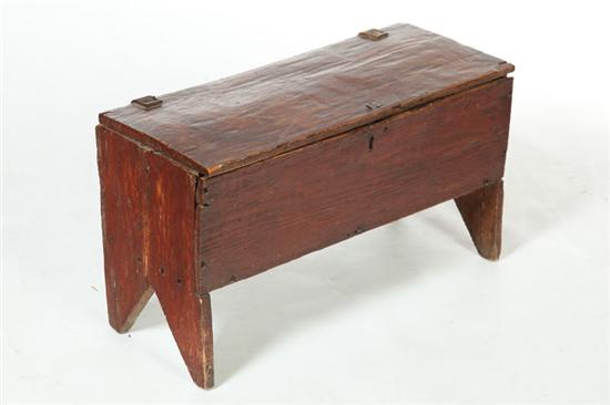 Appraisal: BOX American or European st half- th century chestnut Bootjack