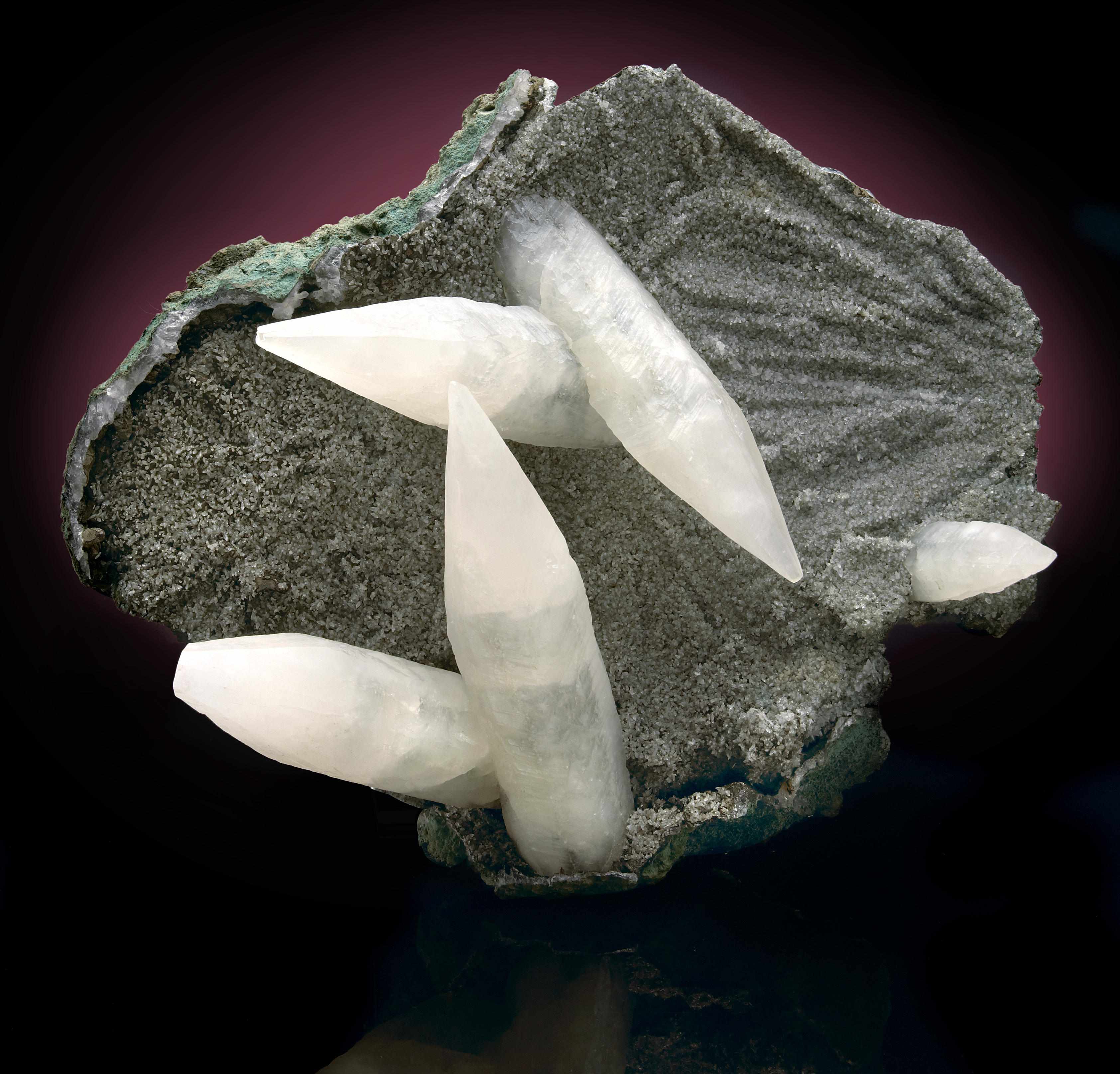 Appraisal: Property of a Colorado Private Collector Calcite Sprays on Matrix