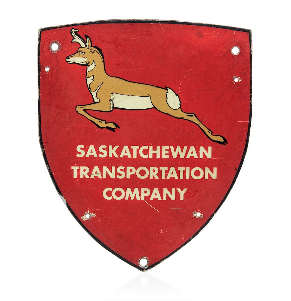 Appraisal: Saskatchewan Transportation Co Sign Sign for the Saskatchewan Transportation Company