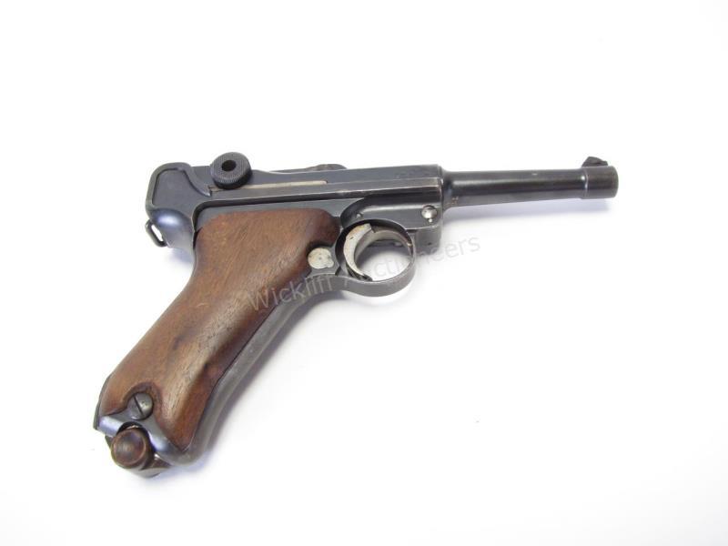 Appraisal: Simson Co Luger Semi Auto Pistol-Round barrel Chambered in mm