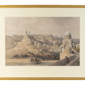 Appraisal: After David Roberts British - The Citadel of Cairo color