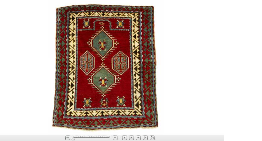 Appraisal: Borjalou Kazak prayer rug southwest caucasus circa nd half th