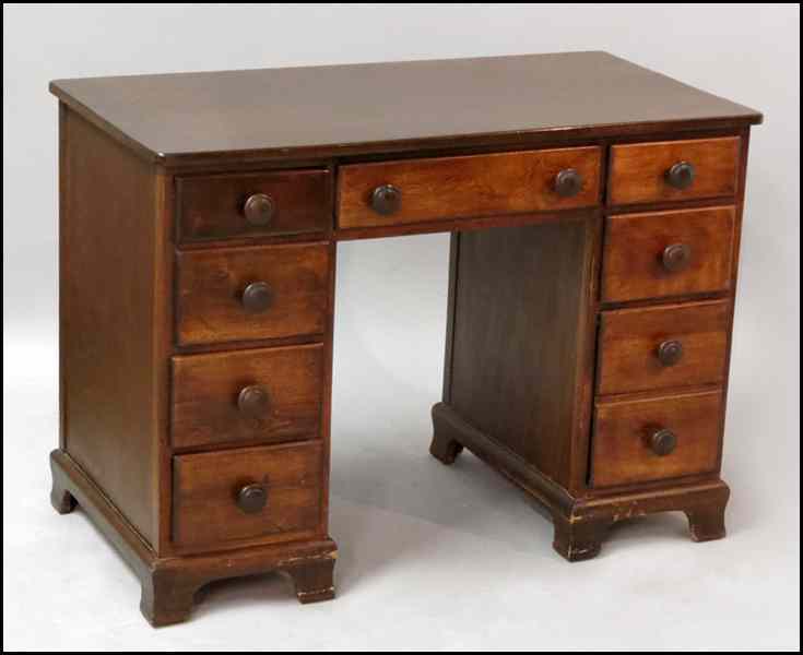 Appraisal: AMERICAN MAHOGANY DESK Finley Wood Products H '' W ''