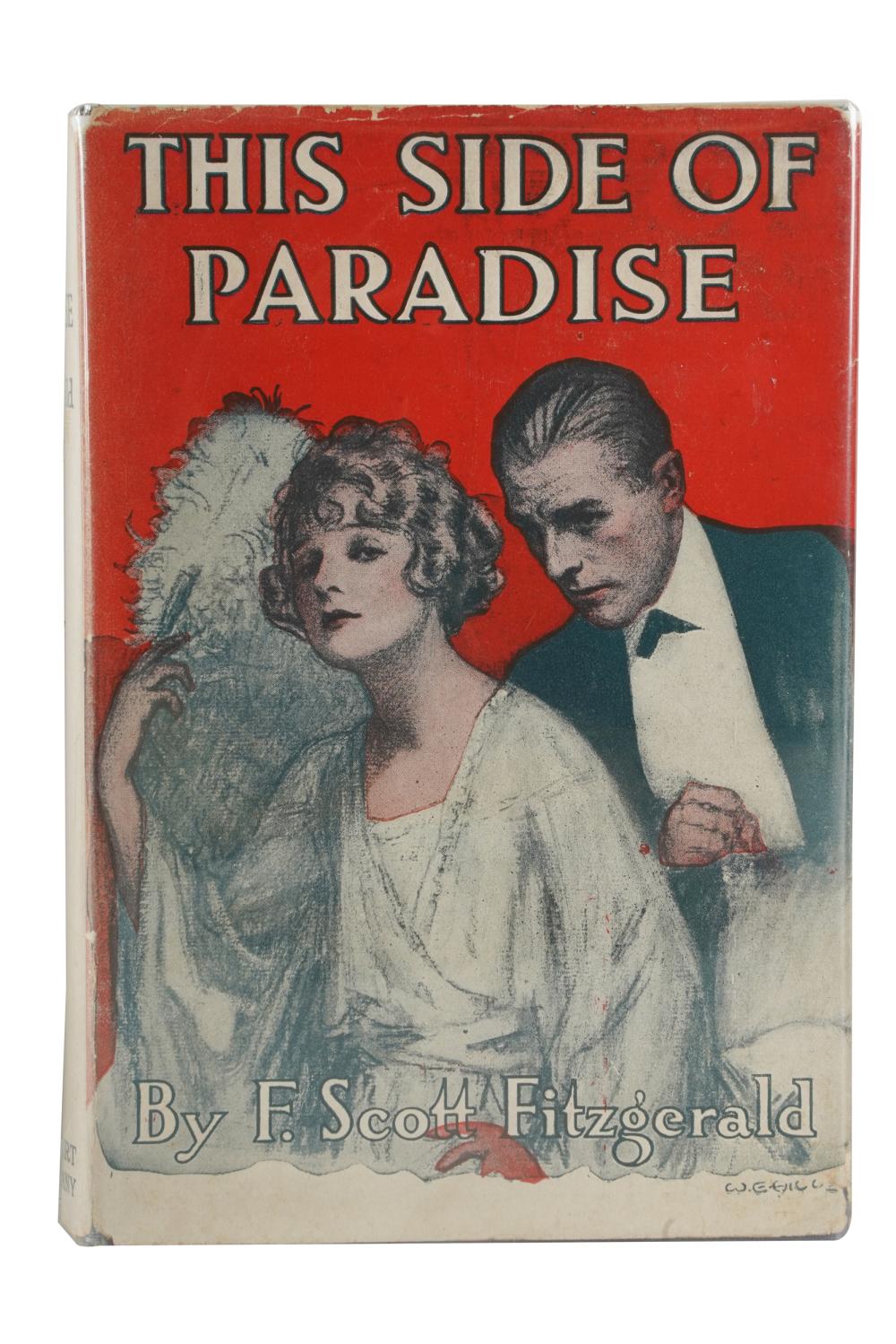 Appraisal: F SCOTT FITZGERALD THIS SIDE OF PARADISE New York A