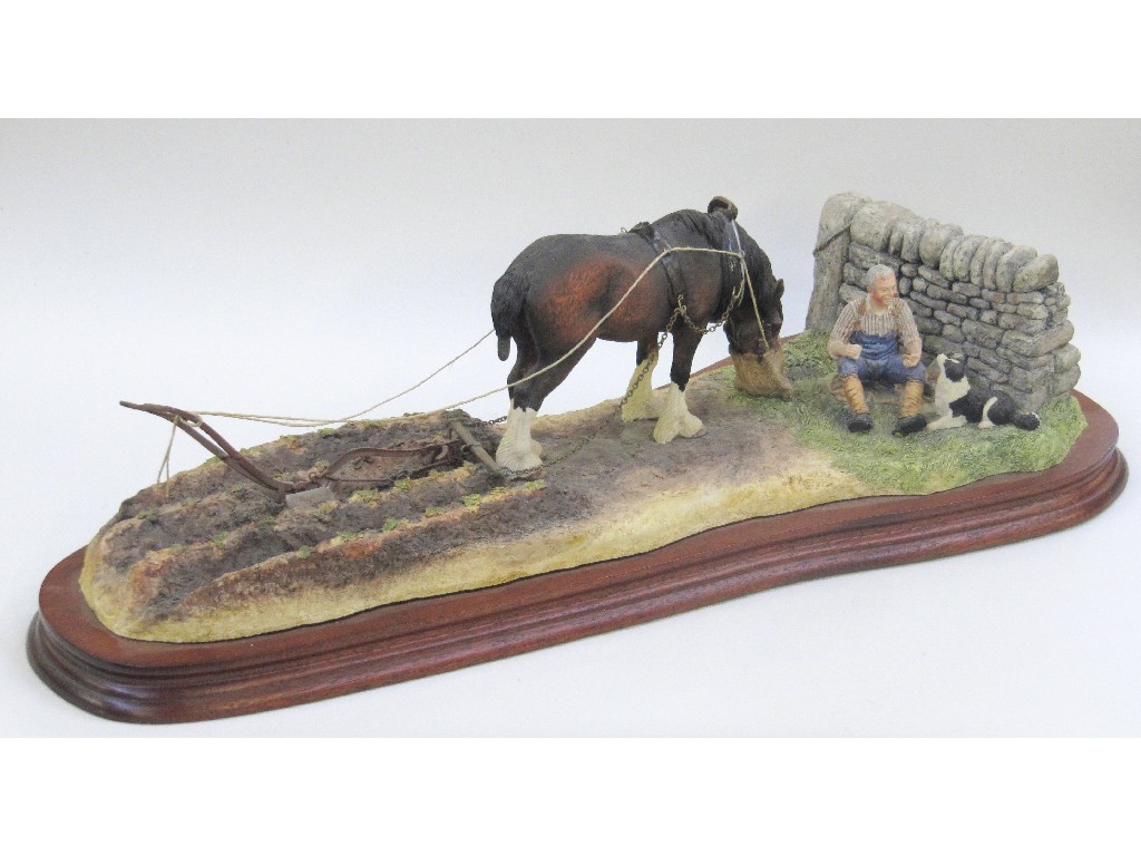 Appraisal: Border Fine Arts group 'Ploughman's Lunch' model no B by