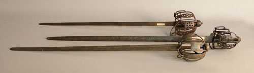 Appraisal: Three European swords th th c