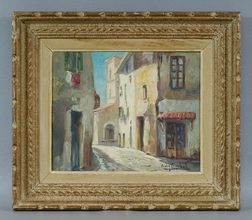 Appraisal: Andre Couchet French th c o c Vieille rue a