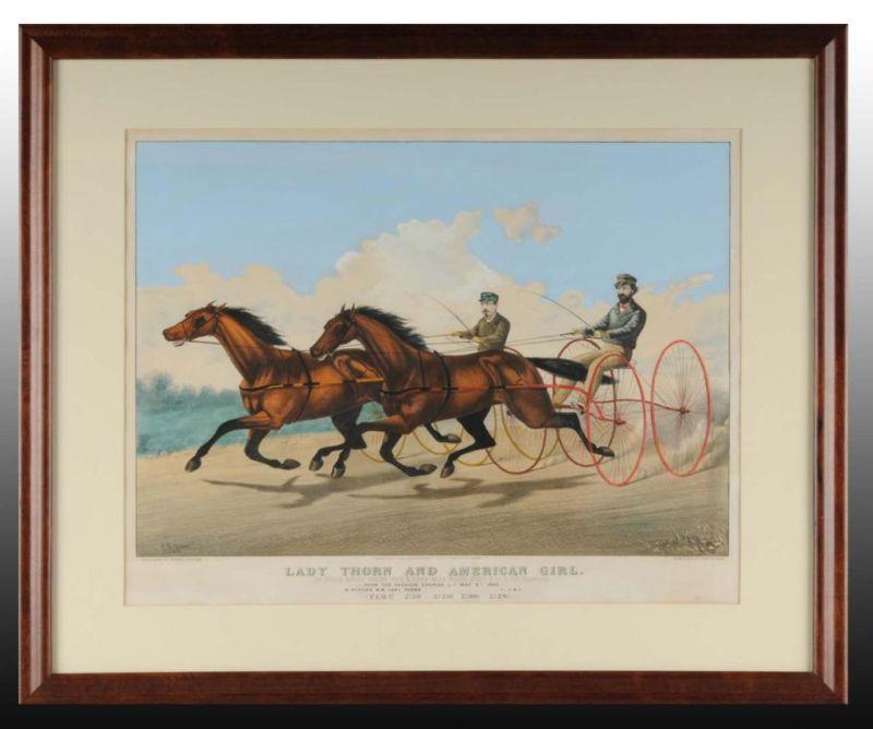 Appraisal: Haskell Allen Lady Thorn American Girl Description s Paper litho