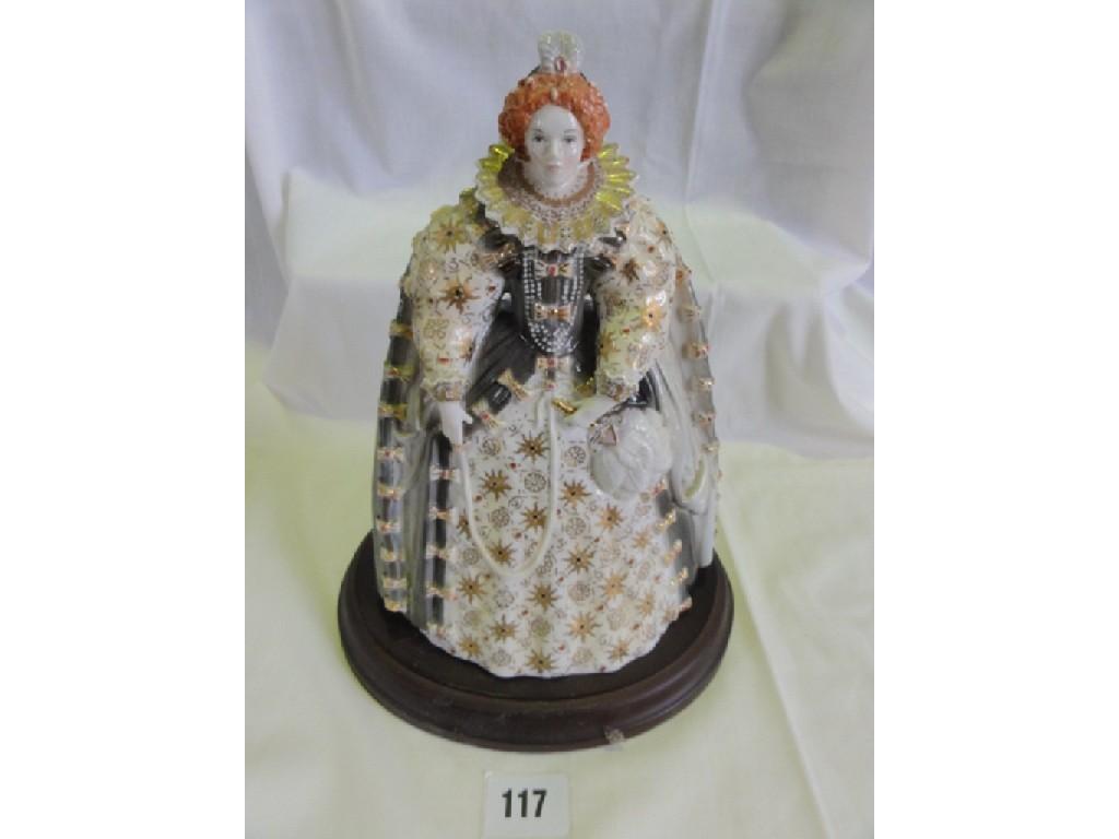 Appraisal: A Royal Worcester limited edition figure of Queen Elizabeth I