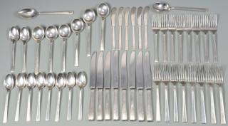 Appraisal: Lunt Modern Classic Sterling Flatware pcs pieces sterling silver flatware