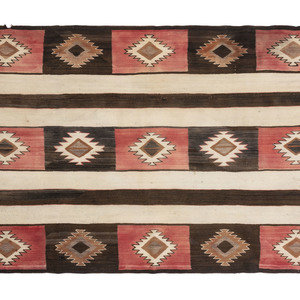 Appraisal: Navajo Chief's Variant Pattern Weaving Rug early th century handspun