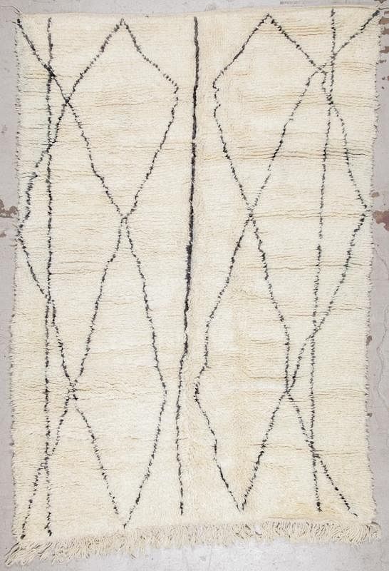 Appraisal: Modern Beni Ourain Rug ' '' x ' '' Modern