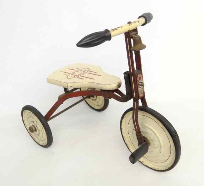 Appraisal: C 's auto wheel tricycle N Tonawanda Nice original with