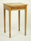 Appraisal: NIGHT STAND - Period country Hepplewhite birch maple and pine