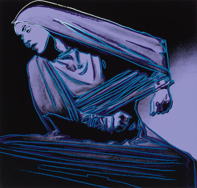 Appraisal: ANDY WARHOL American - Martha Graham Lamentation screenprint on Lenox