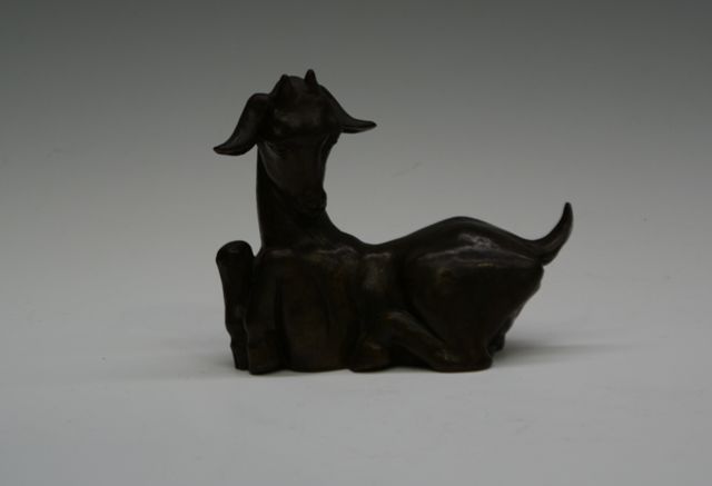 Appraisal: Barbara Tribe - Goatling bronze inscribed 'THAILAND Barbara Tribe '