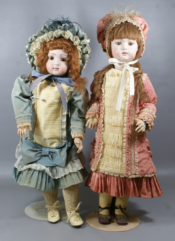 Appraisal: Reproduction French Dolls both from different artists trying to represent