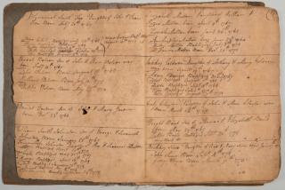 Appraisal: VA Birth Slave Record inc John Overton Circa s birth