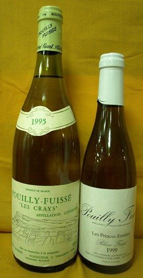 Appraisal: Pouilly-Fuiss Les Crays-Forest bottlesPouilly Fum half bottles bottles and half