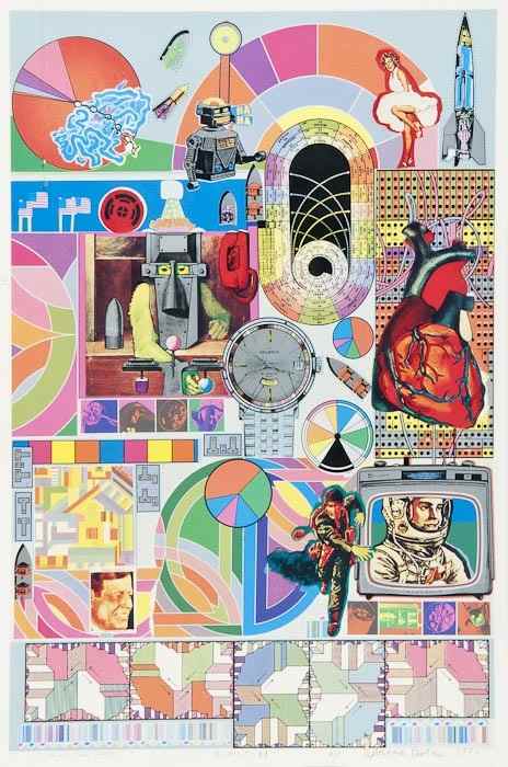 Appraisal: Sir Eduardo Paolozzi - Bash silkscreen printed in colours with