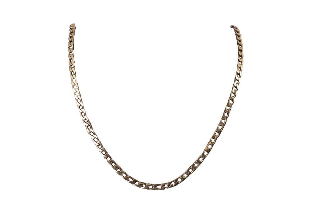 Appraisal: KARAT GOLD CHAIN NECKLACE grams inches long Condition