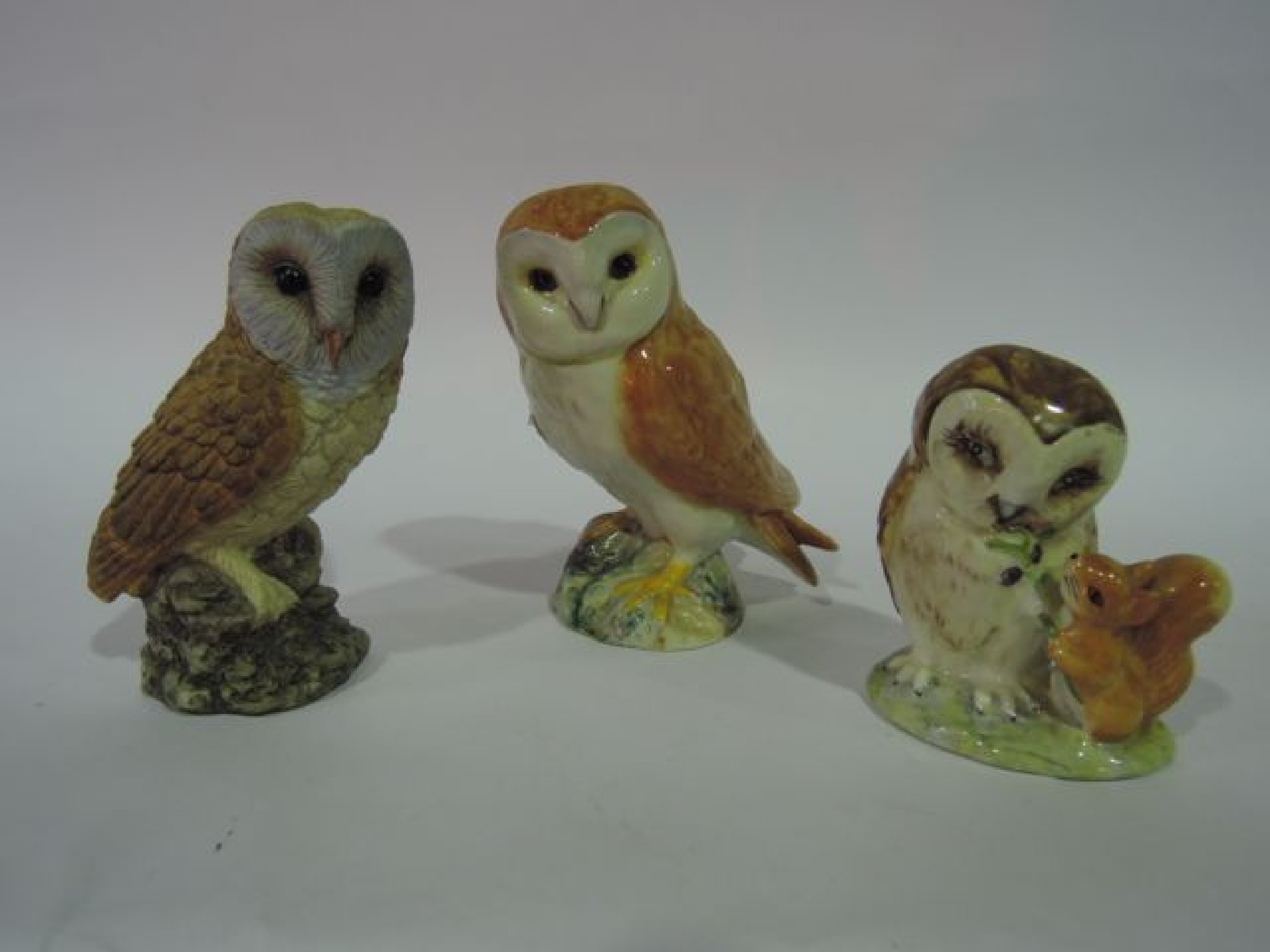 Appraisal: A Beswick model of a barn owl with impressed numbers