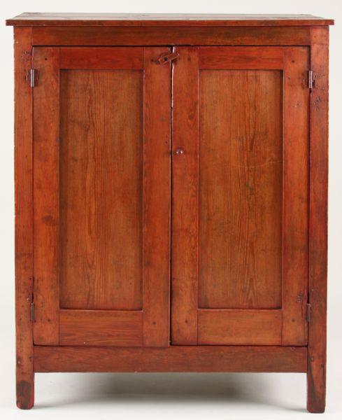 Appraisal: Southern Yellow Pine Jelly Cupboard NC th c surface with