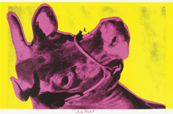 Appraisal: WARHOL ANDY Pittsburgh - New York Cow Silkscreen Artist's name