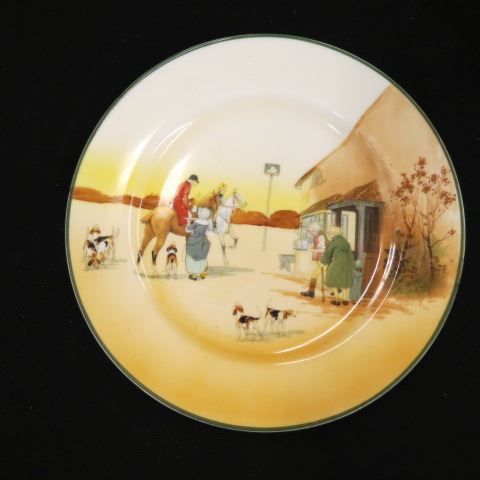 Appraisal: Royal Doulton Coaching Days Hunting Plates 's seriesware excellent