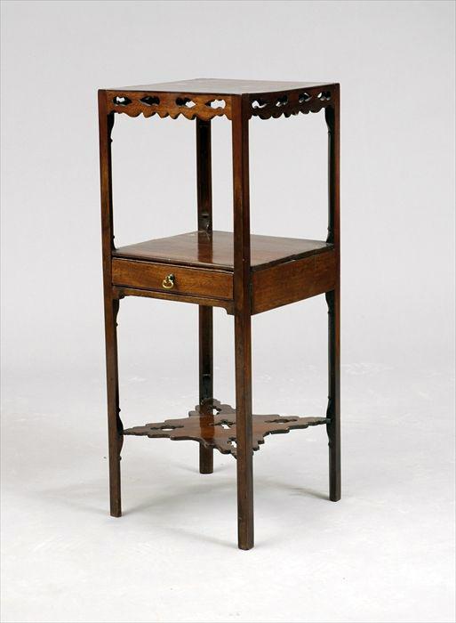 Appraisal: George III Mahogany Stand x x in