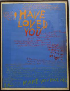 Appraisal: Sister Mary Corita Kent American I Have Loved You rare