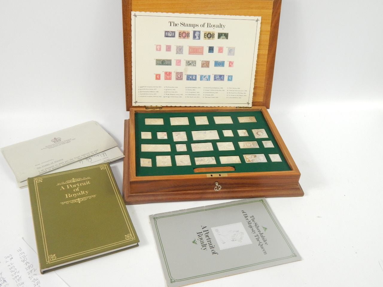 Appraisal: A Stamps of Royalty silver set of silver ingots limited